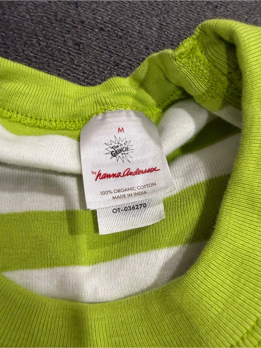Hanna Andersson The Grinch Pajama Set - Picture 3 of 4